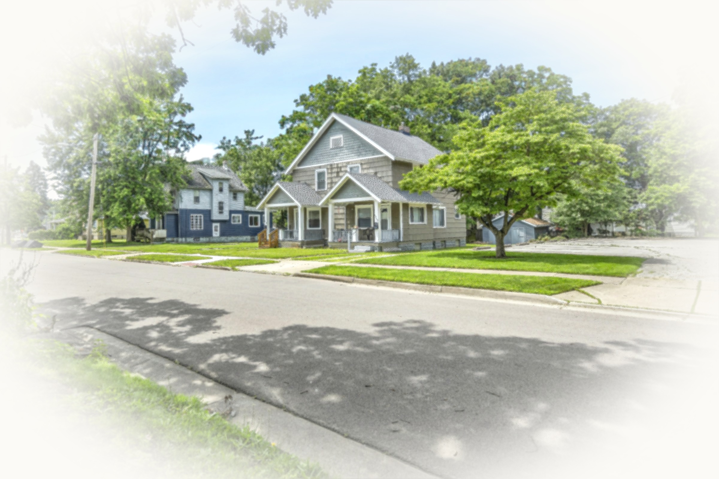 Craftsman Bungalow custom house portrait